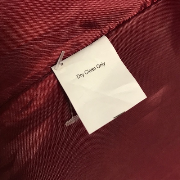 NWT Alpine Swiss Burgundy Trench Coat (Medium) - Picture 5 of 8